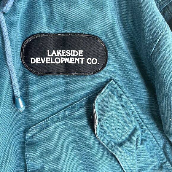 Vintage WearGuard Chore Coat Jacket Mens Large Blue Quilted Lined Canvas Work - Picture 9 of 16